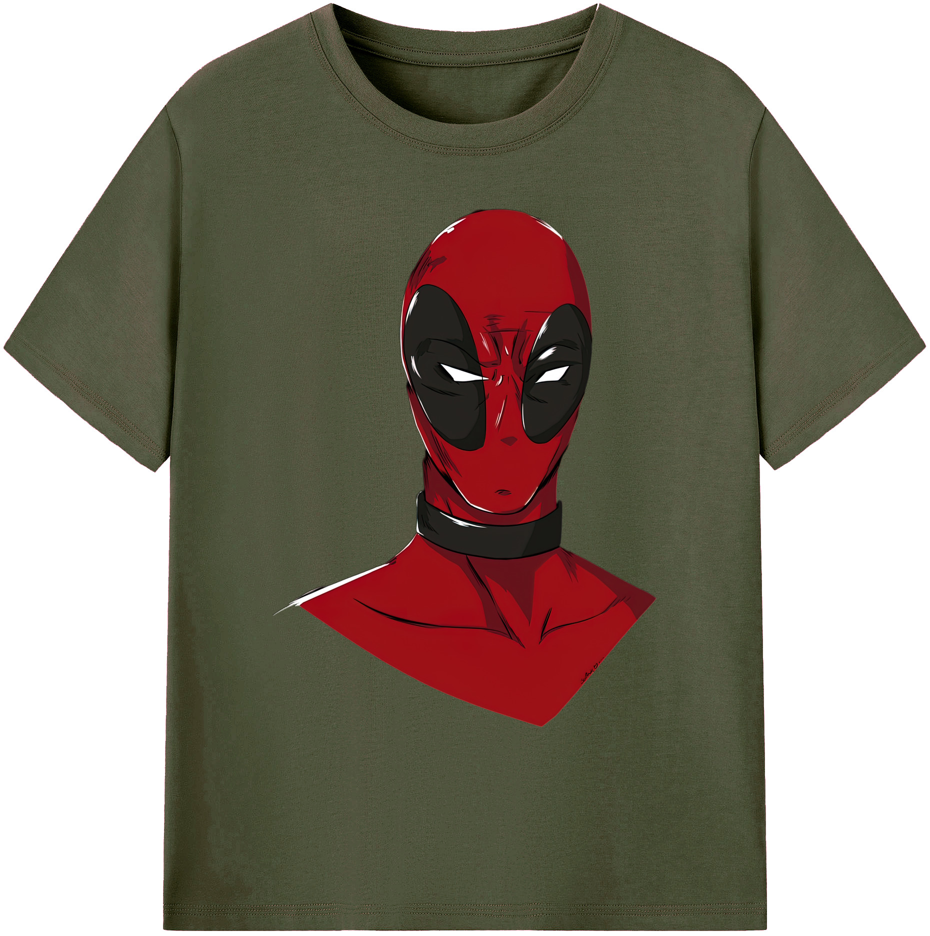 （画像用） Deadpool デッドプール 綿100％ メンズ半袖Tシャツ｜肌触りやわらか＆通気性
